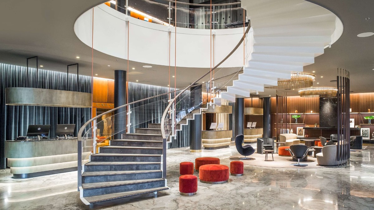 Lobby at Radisson Collection Royal Hotel