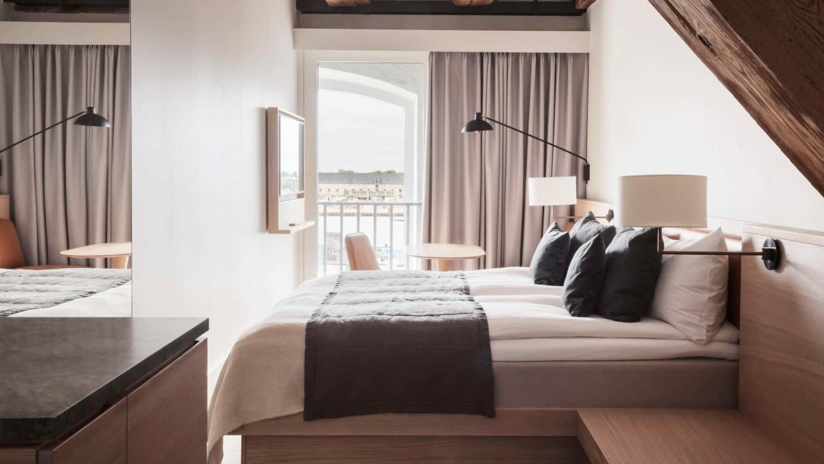 Bedroom at Admiral Hotel Copenhagen