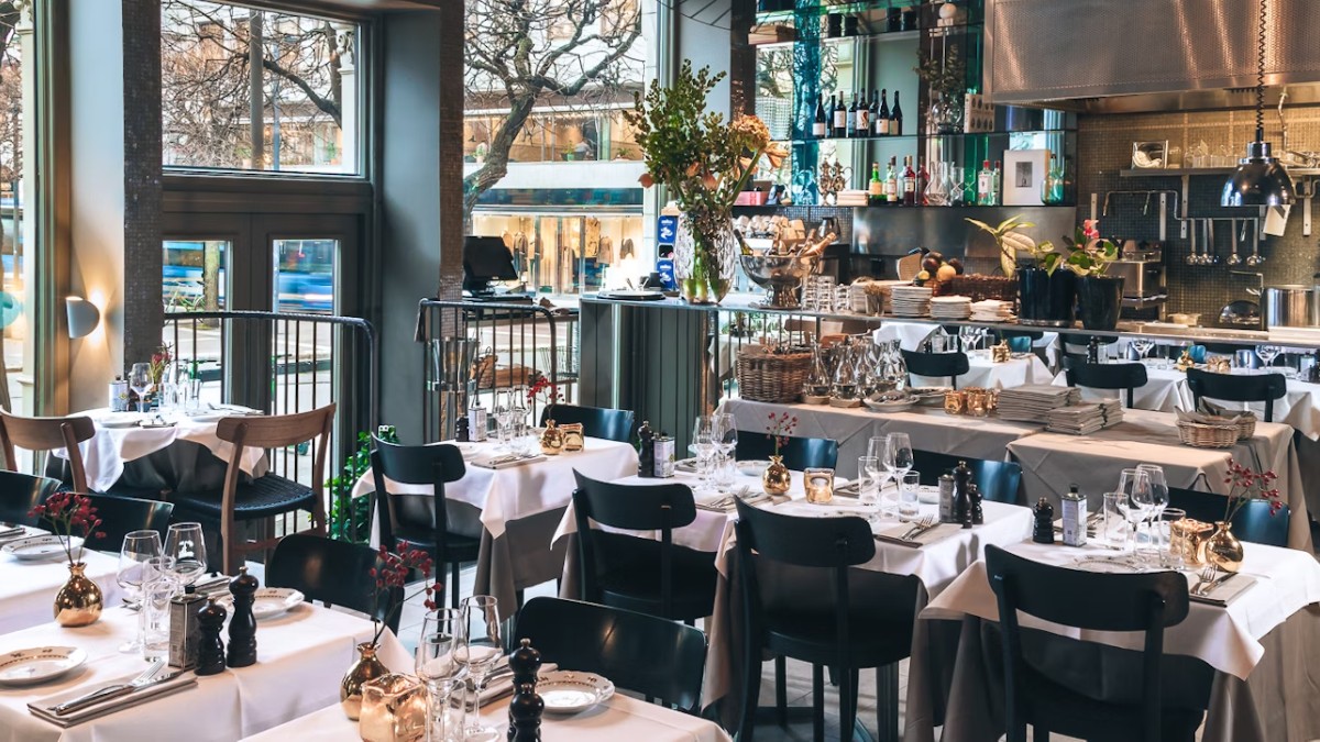 Restaurant space at Nobis Hotel Stockholm