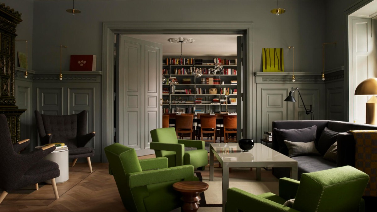 Lobby area at Hotel Ett HEM