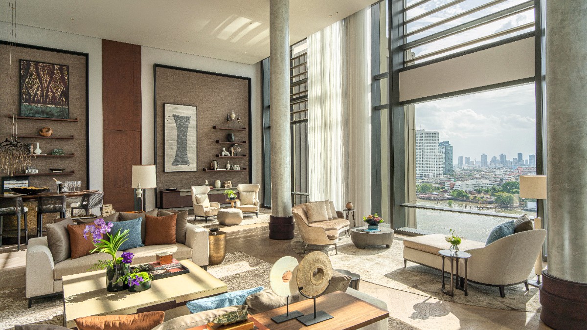 Room at Four Seasons Hotel Bangkok at Chao Phraya River