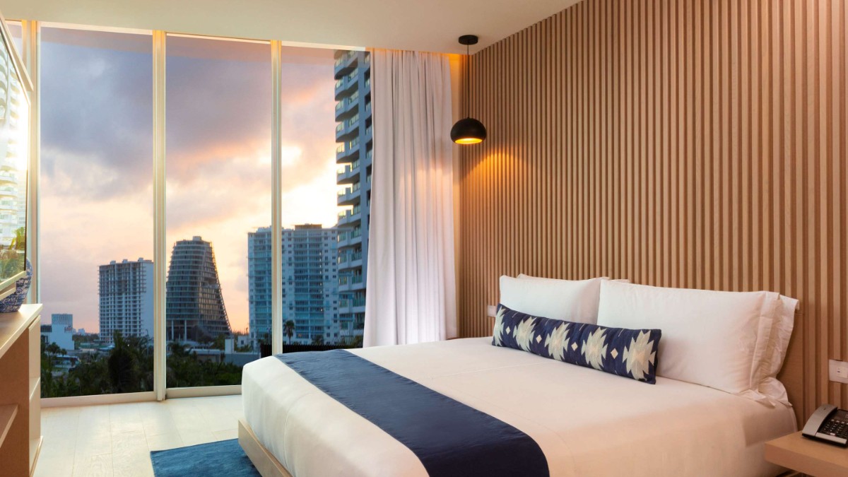 Bedroom at SLS Cancun Hotel & Residences