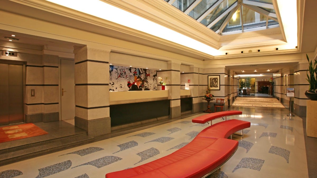 Lobby im Aria Hotel Prague