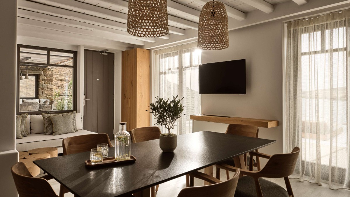 Conference room at Semeli Coast Mykonos, Curio Collection by Hilton