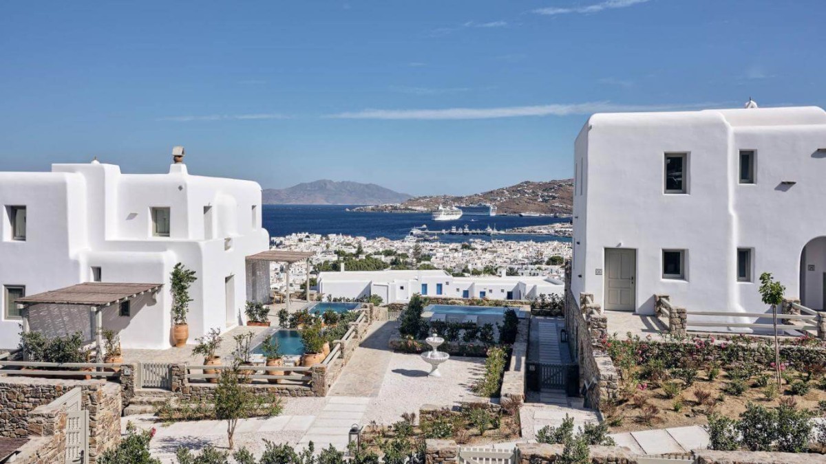 View areas at Belvedere Mykonos - Main Hotel - the Leading Hotels of the World