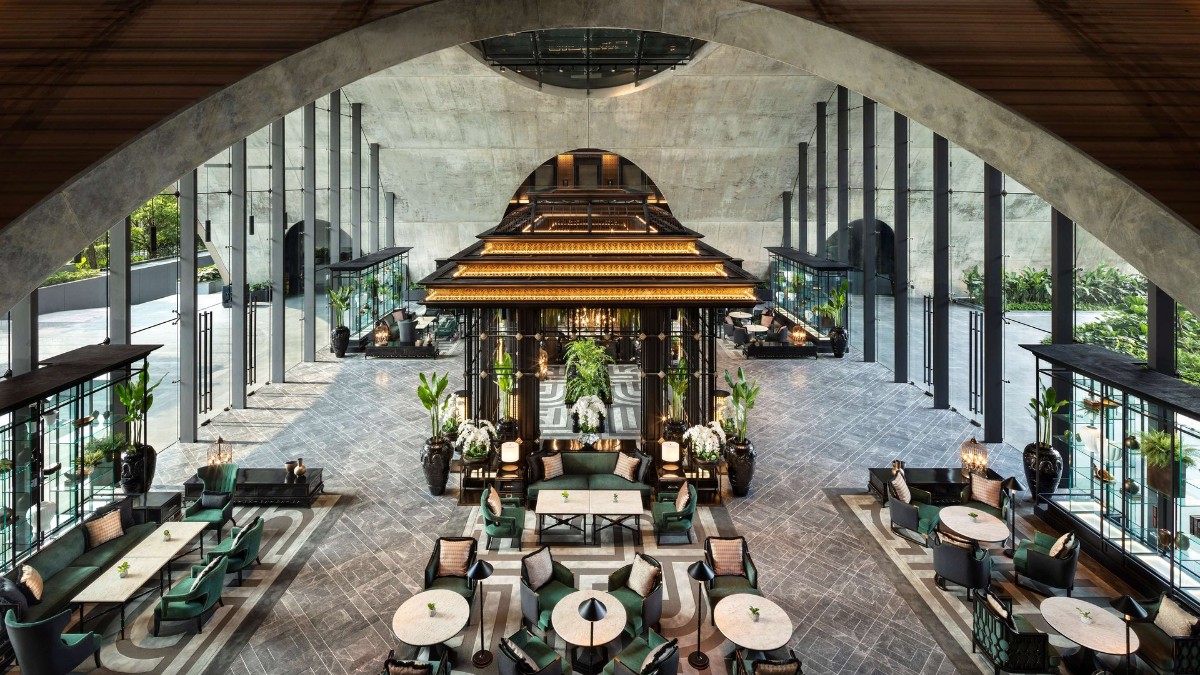 Lobby at Sindhorn Kempinski Hotel Bangkok