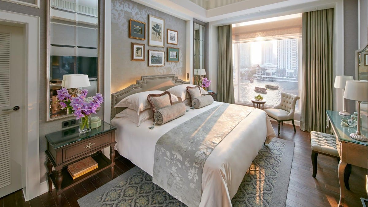 Schlafzimmer im Mandarin Oriental Bangkok