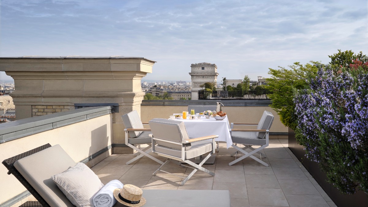 Rooftop at The Peninsula Paris