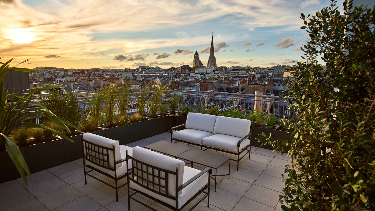 Rofoftop at Plaza Athénée Paris & Dior Spa