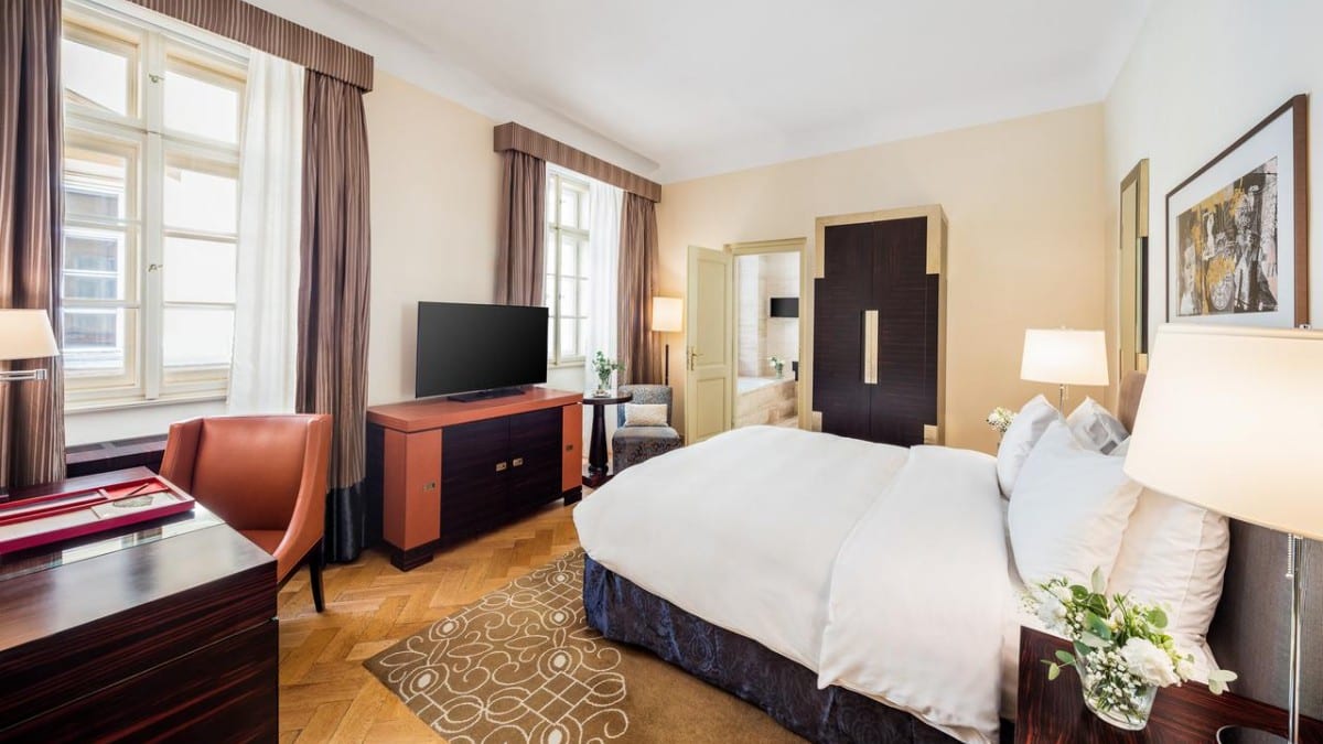 Schlafzimmer im Mandarin Oriental, Prague