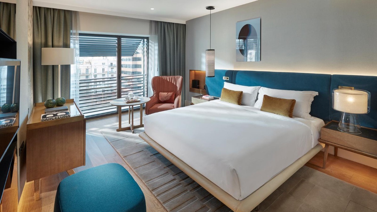 Bedroom at Mandarin Oriental, Barcelona