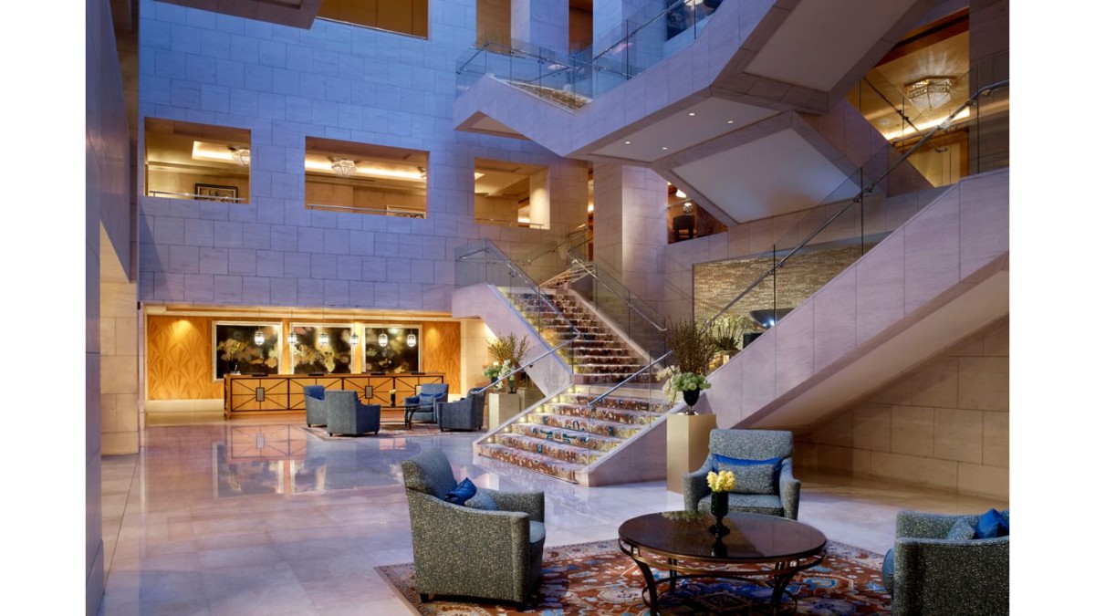 Lobby at Ritz Carlton DIFC Downtown Dubai
