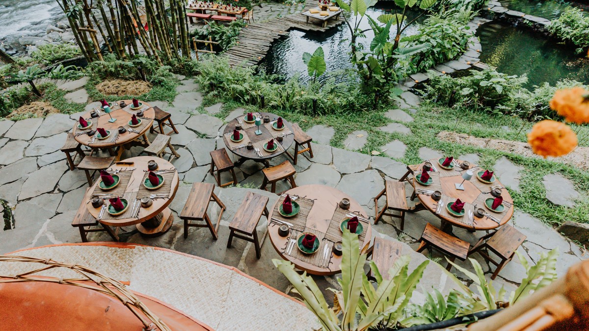 Restaurant at Bambu Indah, A Hardy Artisanal Hotel