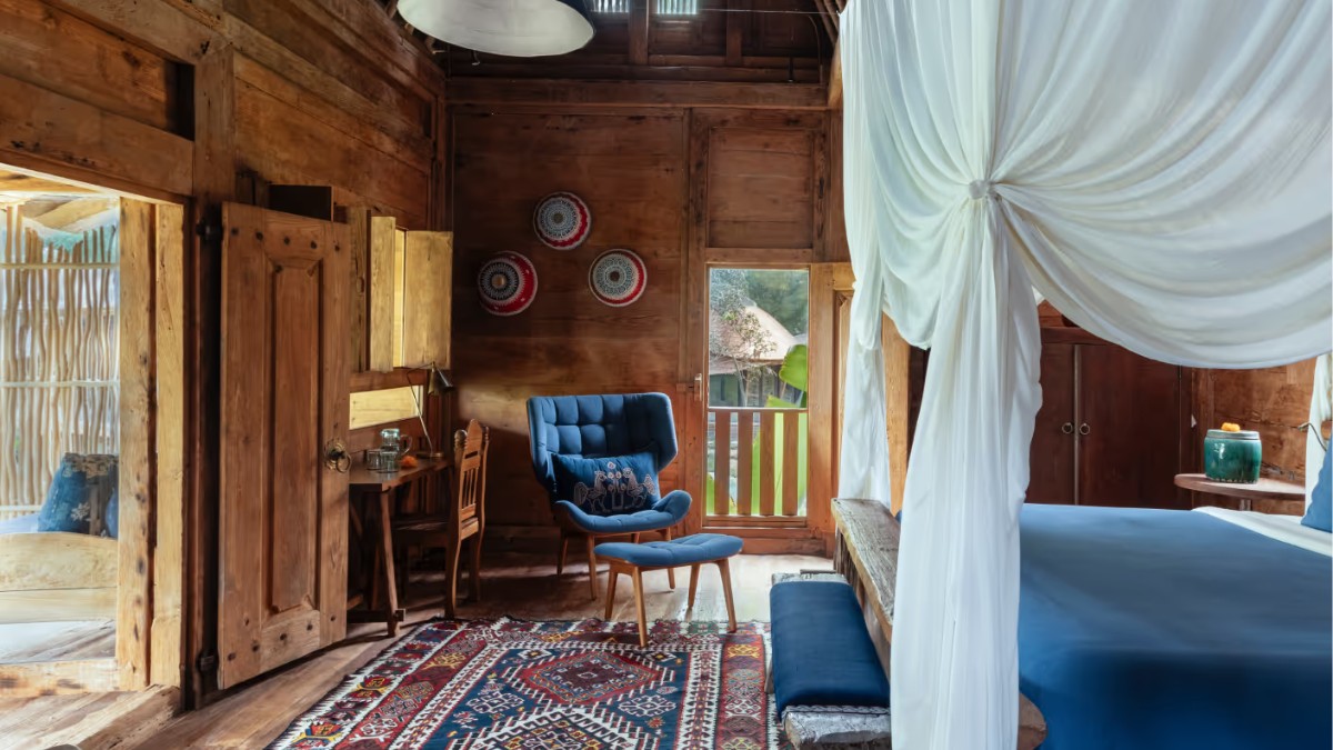 Bedroom at Bambu Indah, A Hardy Artisanal Hotel