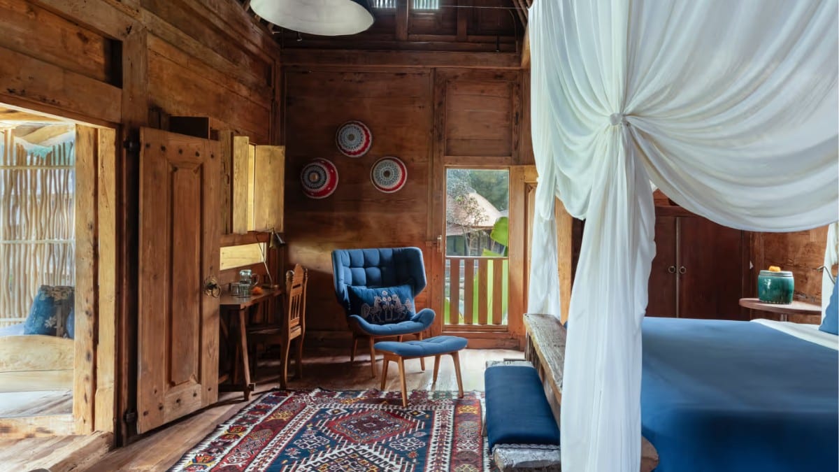 Schlafzimmer im Bambu Indah, A Hardy Artisanal Hotel