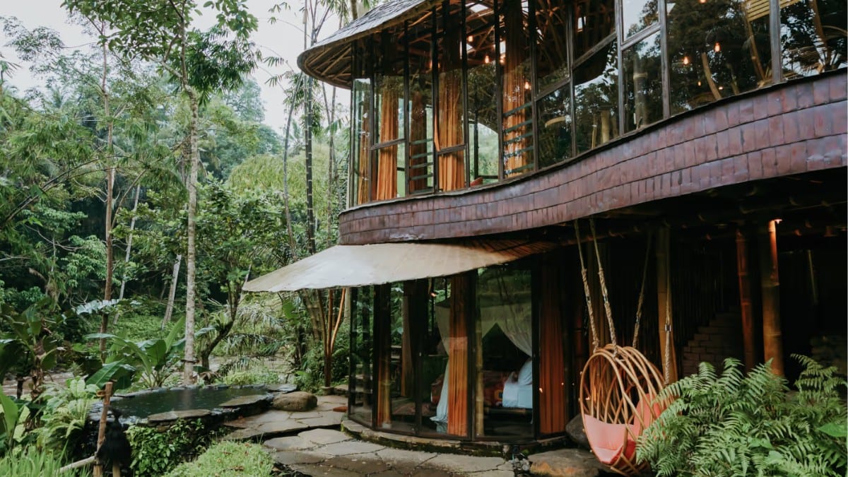 Aussichtsbereiche im Bambu Indah, A Hardy Artisanal Hotel