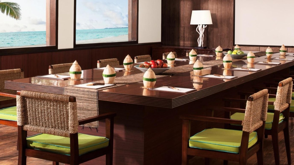 Conference room at Taj Exotica Resort & Spa, Maldives
