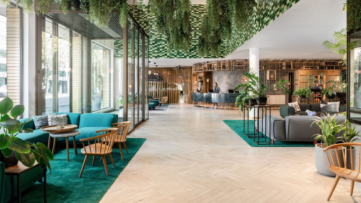 Lobby at Hotel Hyatt Regency Amsterdam