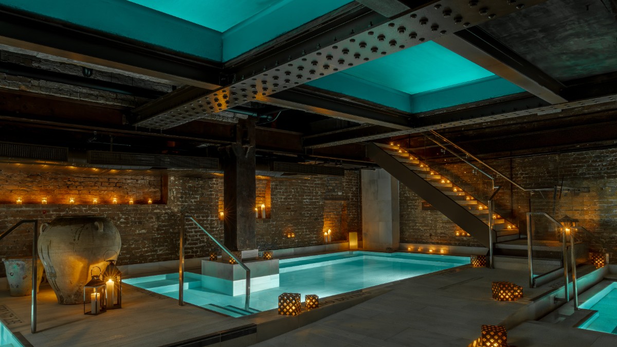 Indoor swimming pool at 1 Hotel Central Park