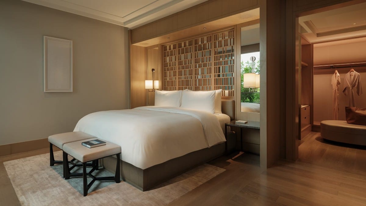Schlafzimmer im Capella Bangkok
