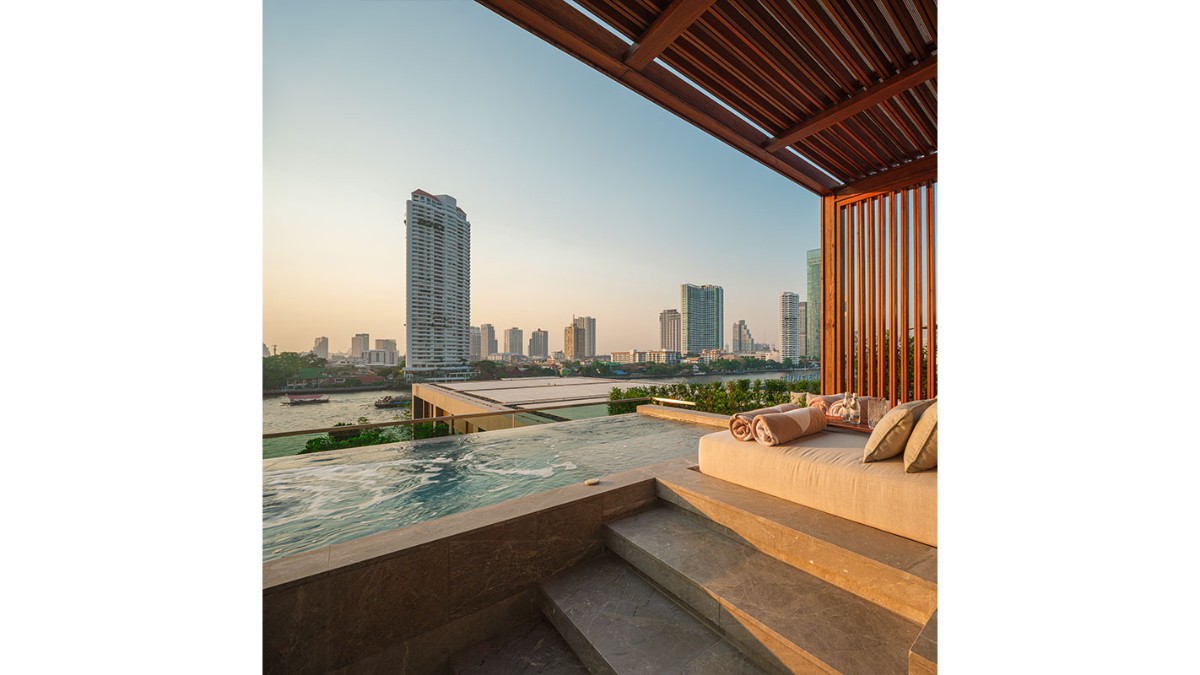 Pool at Capella Bangkok