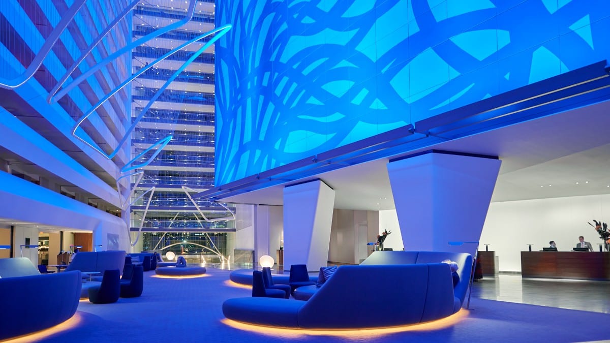 Lobby im Conrad New York Downtown