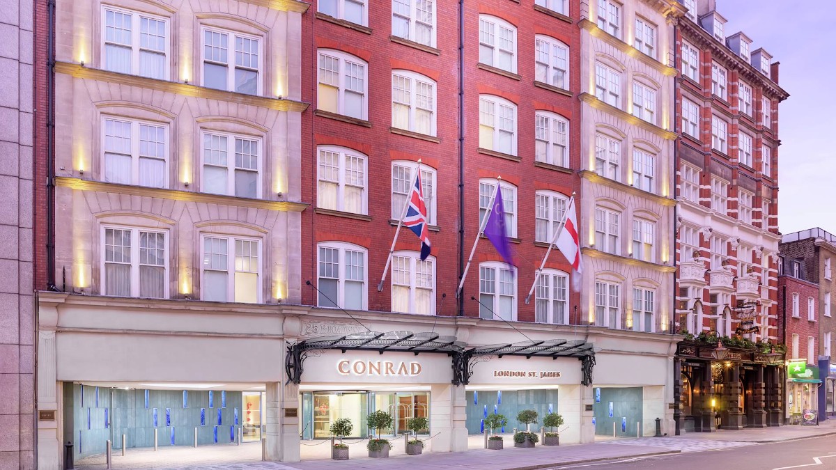 View areas at Hotel Conrad London St James