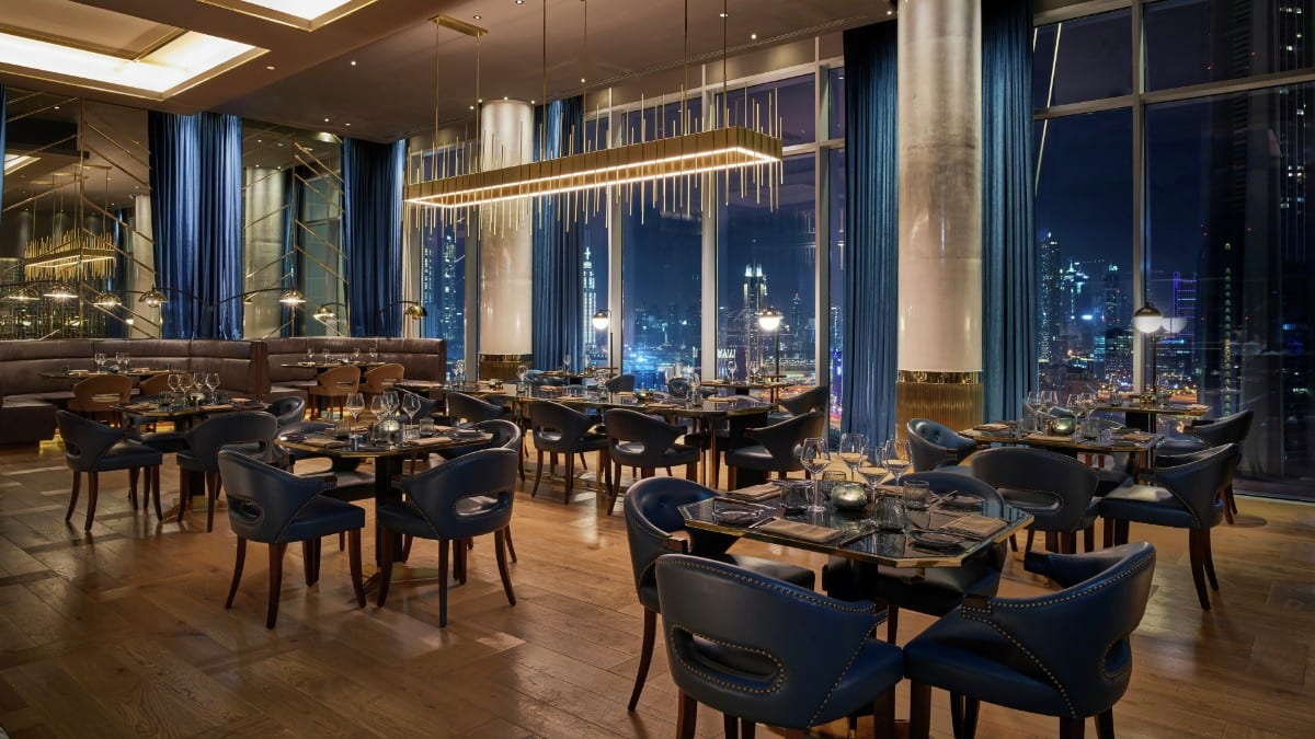 Restaurant im Waldorf Astoria Dubai International Financial Centre