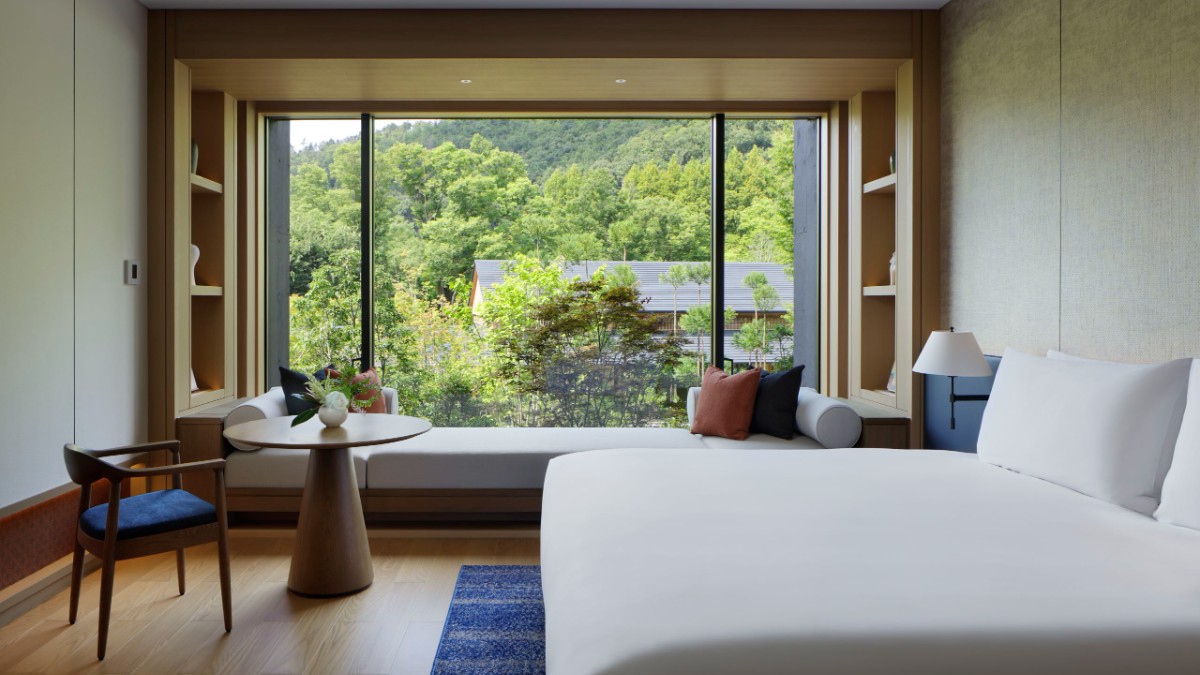 Bedroom at ROKU KYOTO, LXR Hotels & Resorts
