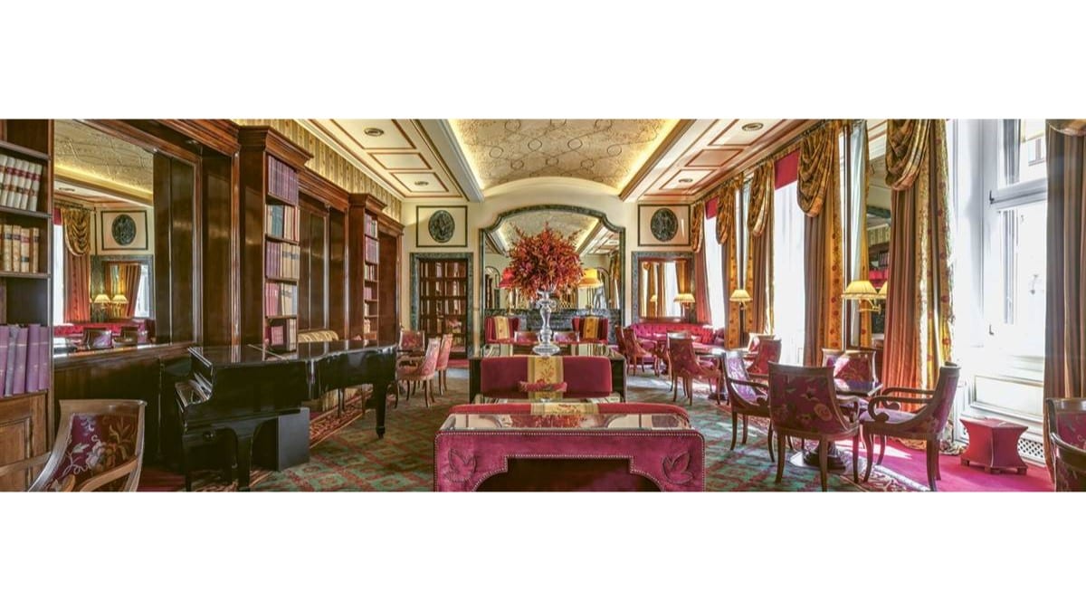 Lobby im Hotel Hassler Roma