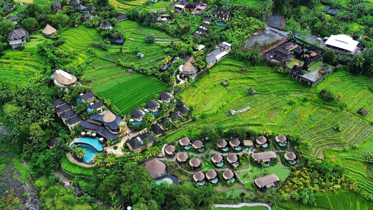 View areas at Wapa di Ume Sidemen