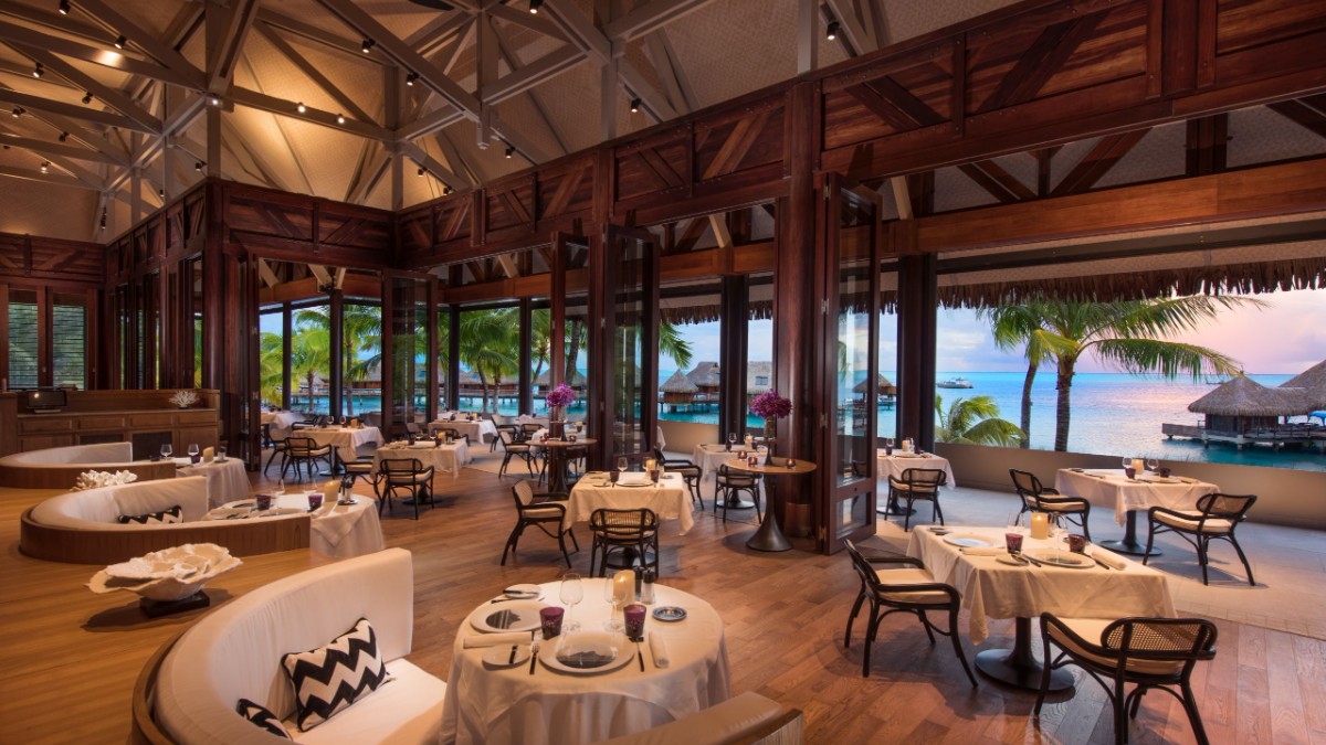 Restaurant at Conrad Bora Bora Nui
