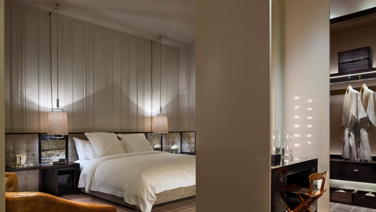 Schlafzimmer im Hotel Rosewood London