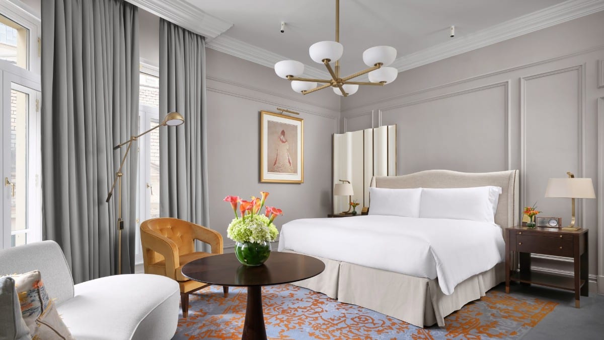 Schlafzimmer im Hotel The Savoy