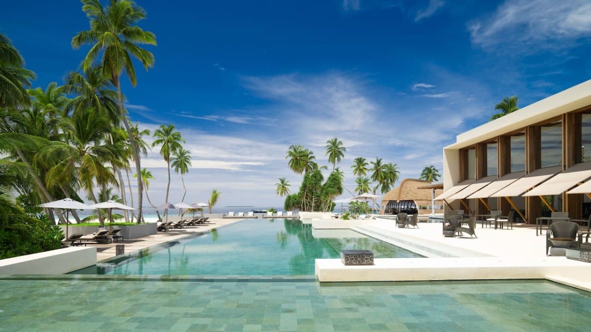Aussichtsbereiche im Park Hyatt Maldives Hadahaa