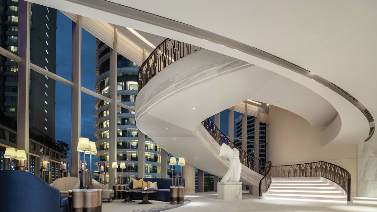 Lobby at Waldorf Astoria Bangkok