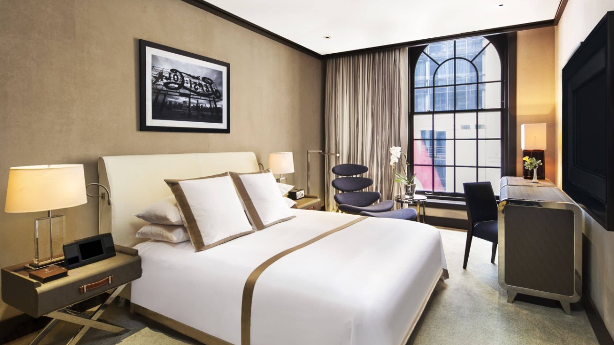 Bedroom at The Chatwal, in the Unbound Collection by Hyatt