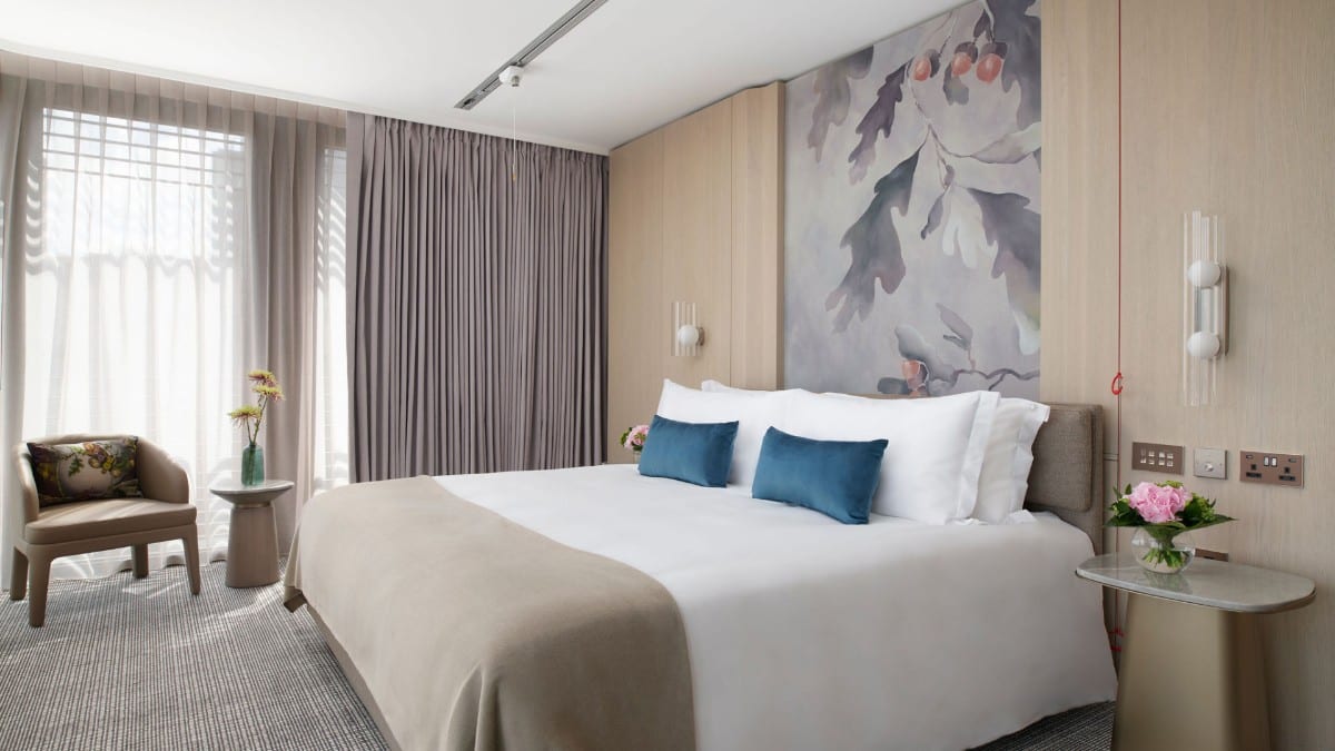 Schlafzimmer im Hotel Pan Pacific London
