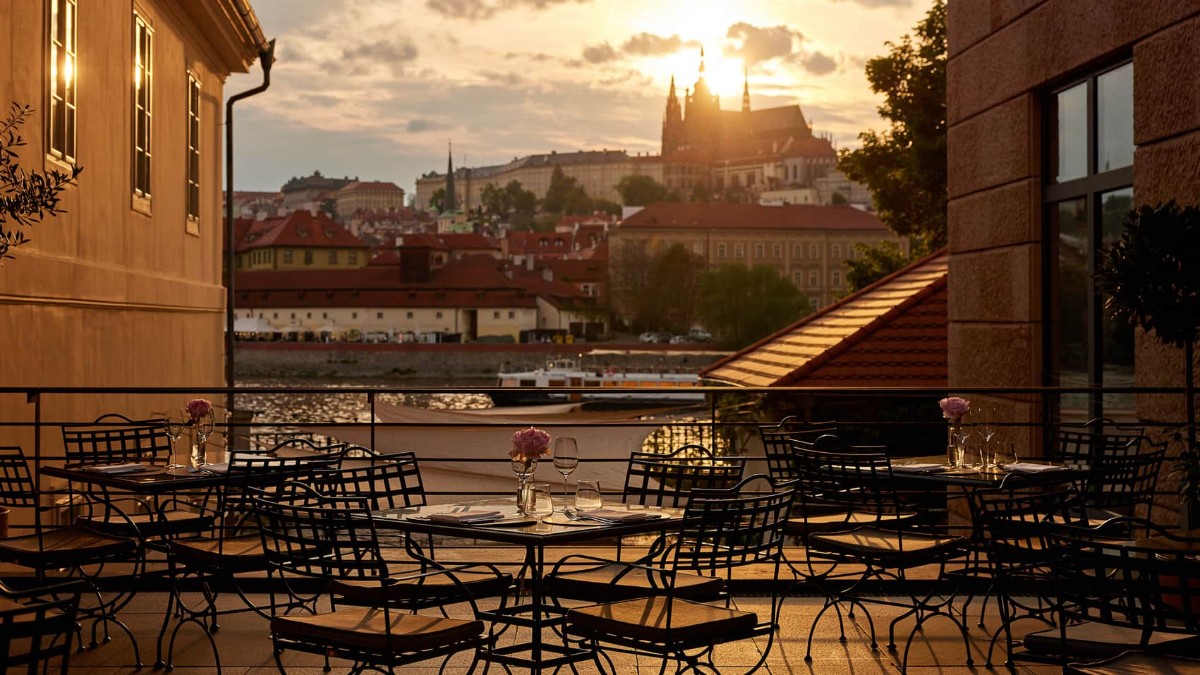 Restaurant at Four Seasons Hotel Prague