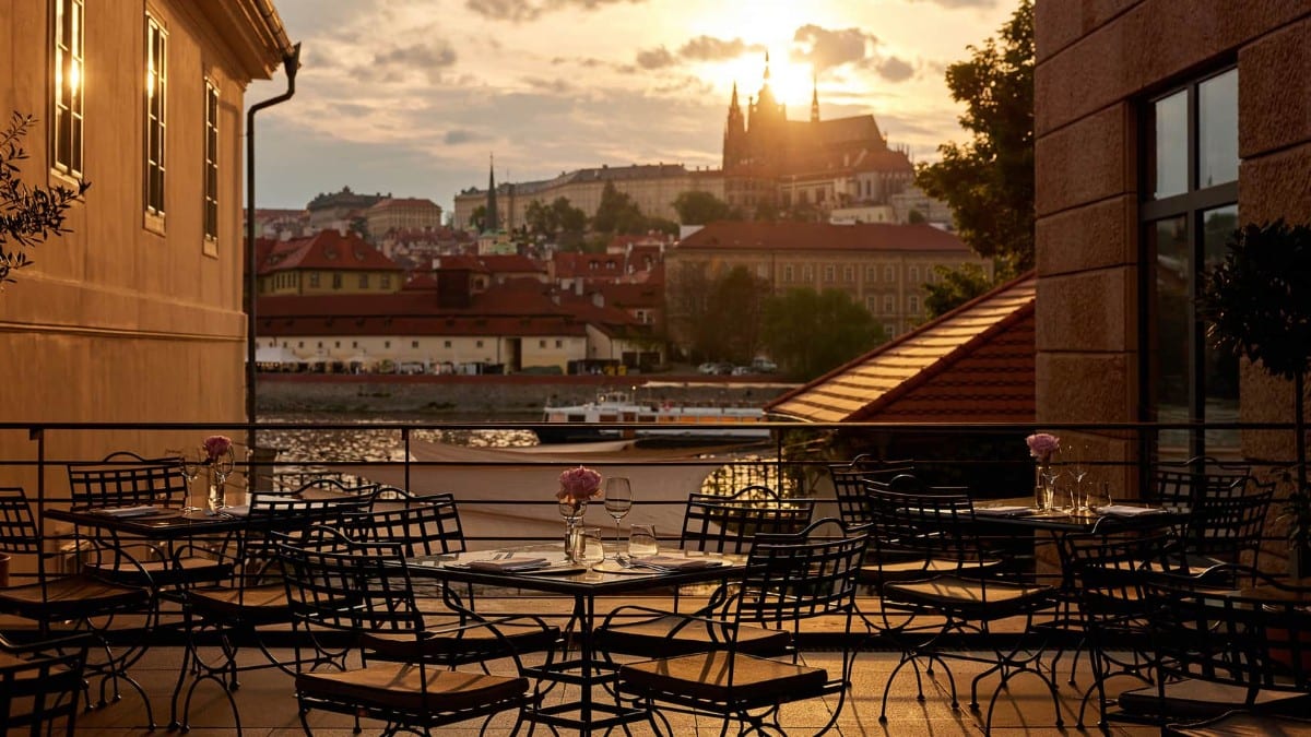Restaurant im Four Seasons Hotel Prague