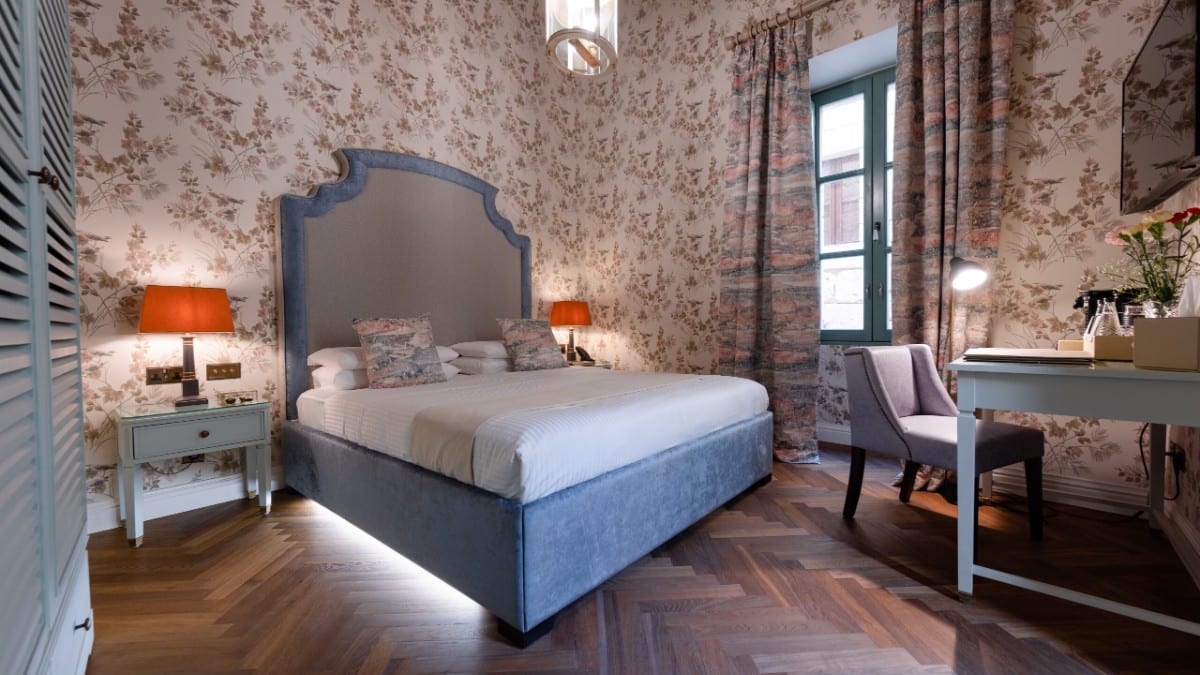 Schlafzimmer im Palazzo Bifora