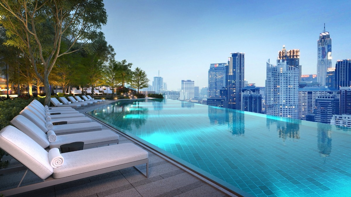 Pool at Park Hyatt Bangkok