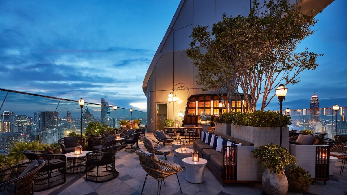 Rooftop bar at Park Hyatt Bangkok