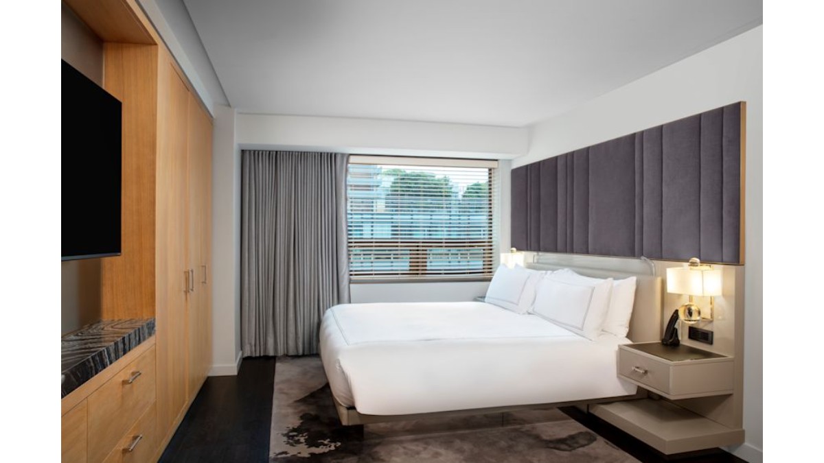 Bedroom at Conrad New York Downtown