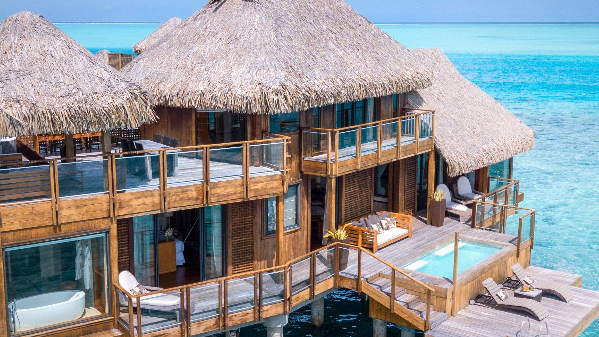 View areas at Conrad Bora Bora Nui