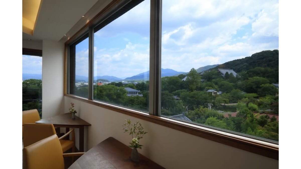 Aussichtsbereiche im Hotel Chourakukan