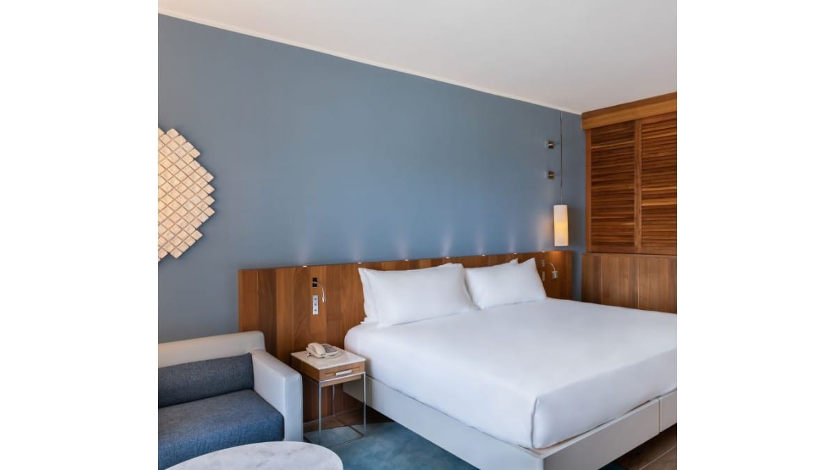 Schlafzimmer im Hilton Malta