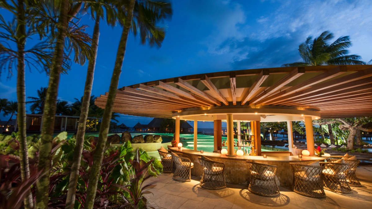 Bar at Conrad Bora Bora Nui