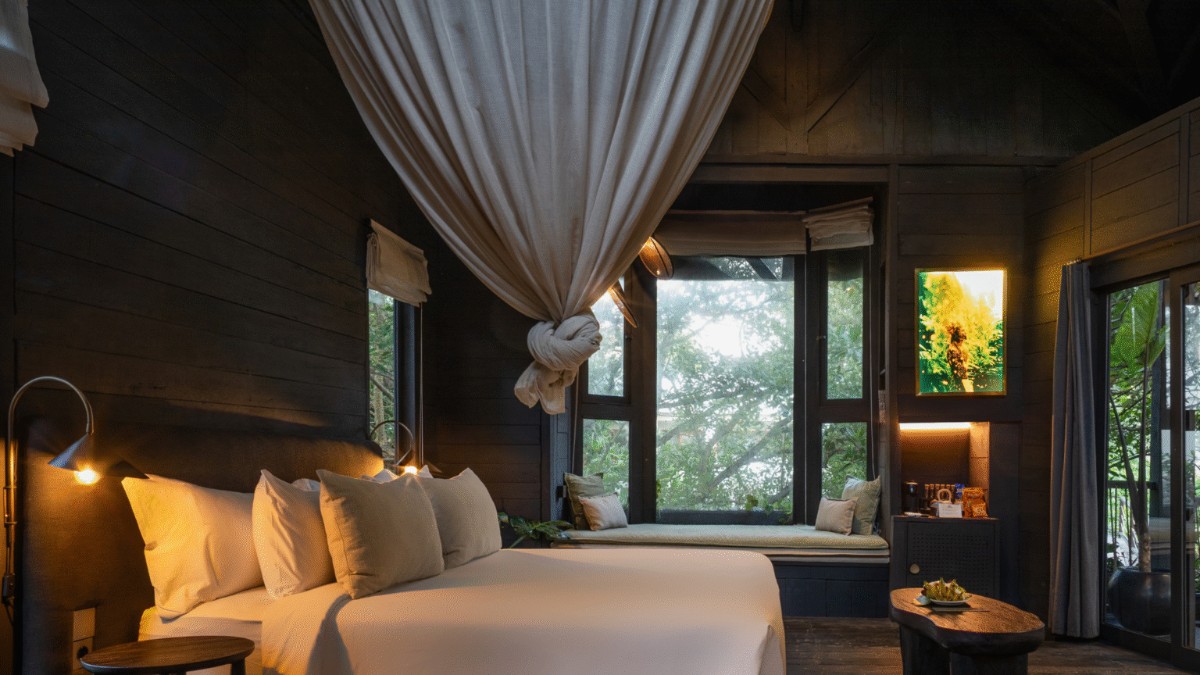 Bedroom at Oshom Bali at Nuanu Creative City