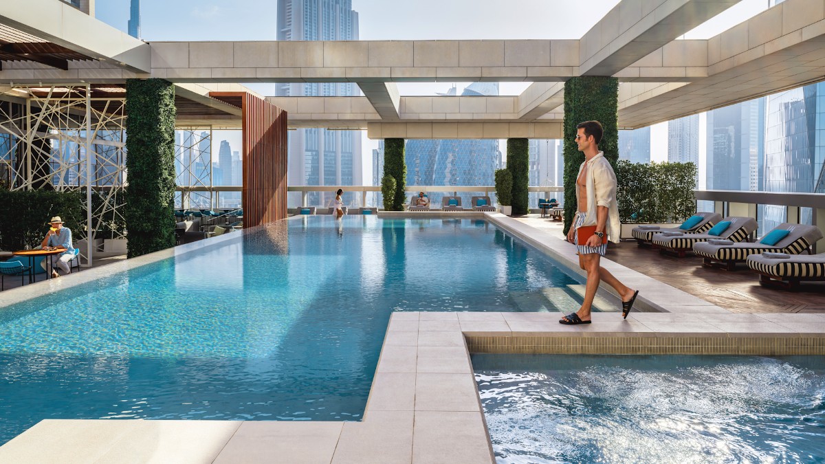 Pool at Waldorf Astoria Dubai International Financial Centre